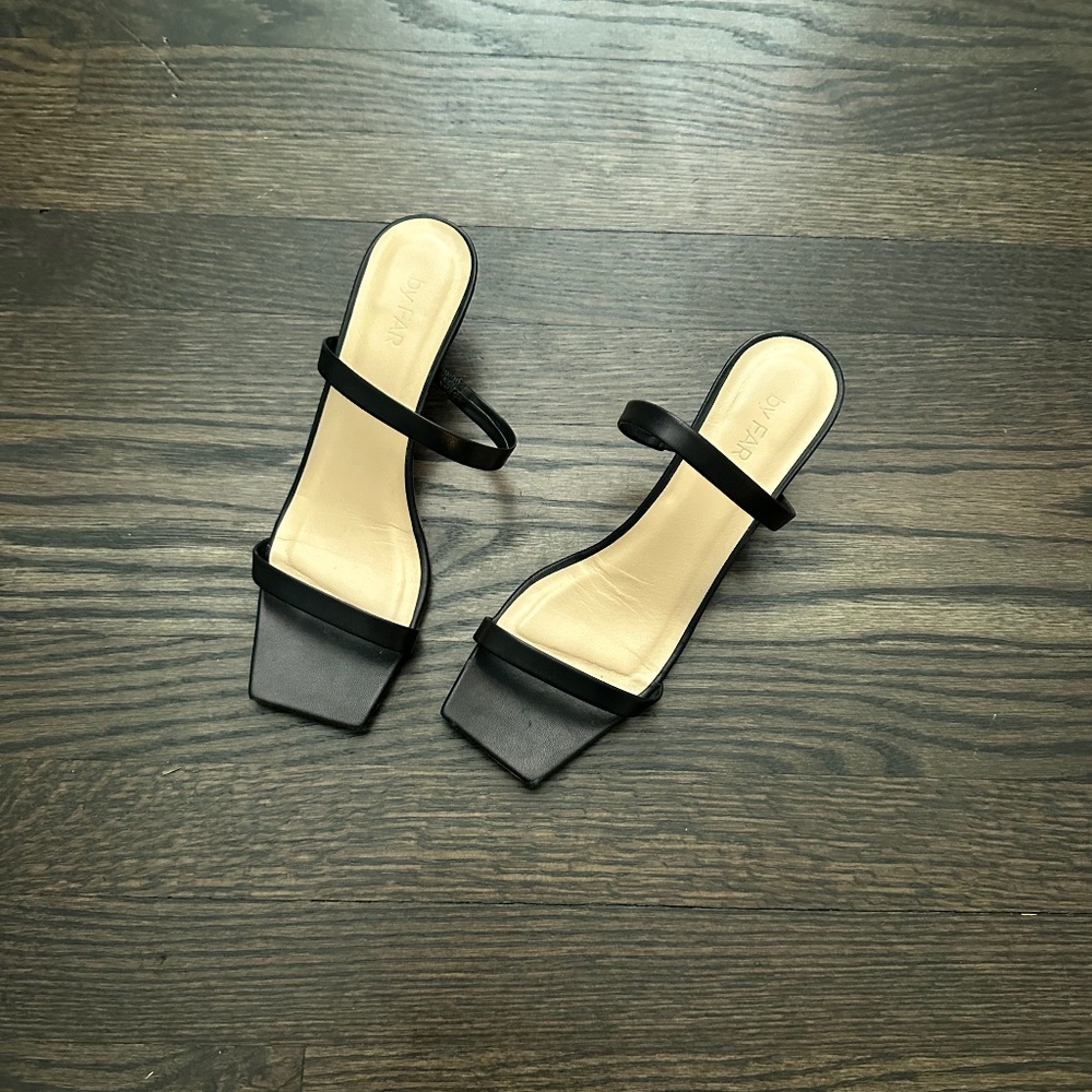 Black heels